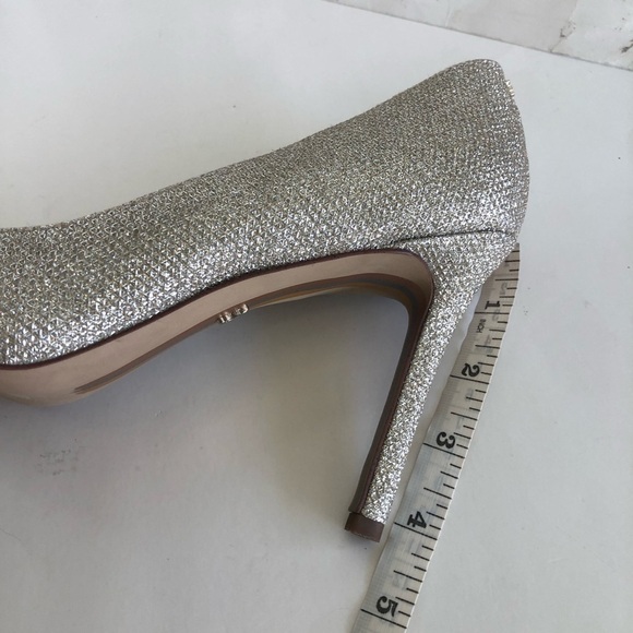 Sam Edelman Hazel Pointed Toe Slip-On Stilettos Light Gold/Silver Size 8 - Picture 11 of 16